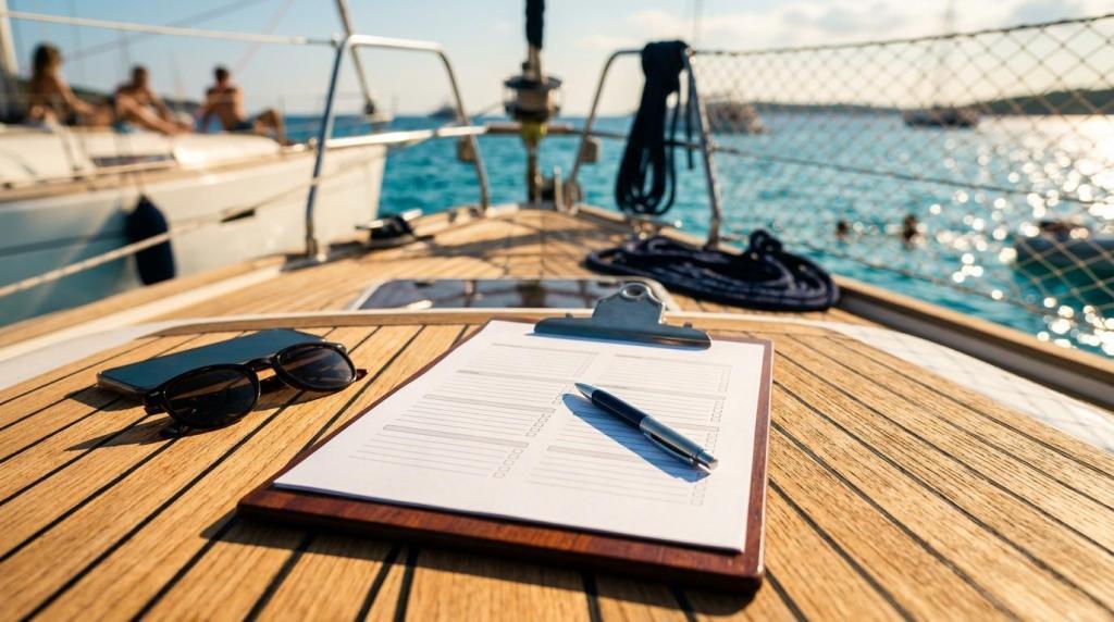 Yacht charter preference sheet explained: what it is, how to complete it and common mistakes