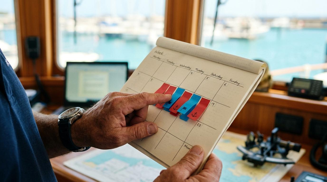 Owner usage vs charter revenue: building a realistic operating calendar